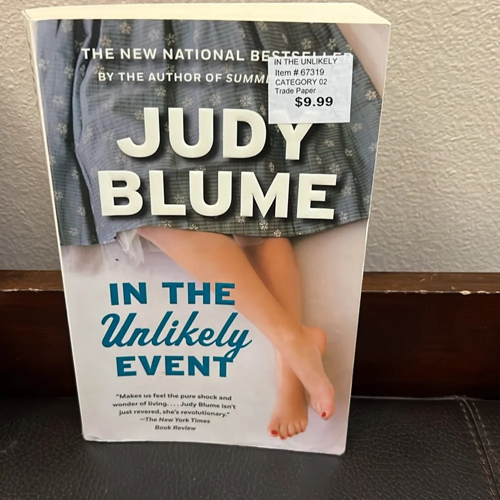 Judy Blume Hardcover “Summer Sisters” & Paperback “In The Unlikely Event” Novels